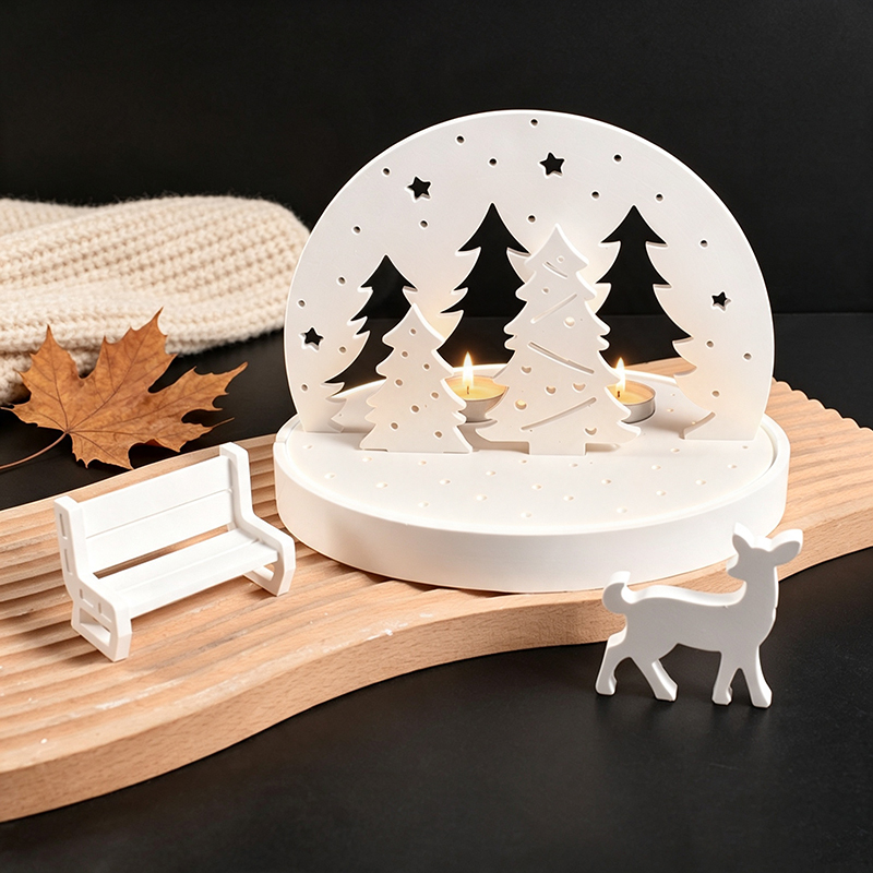 Christmas Elk Tealight Candle  - Candle Making Kits review and price