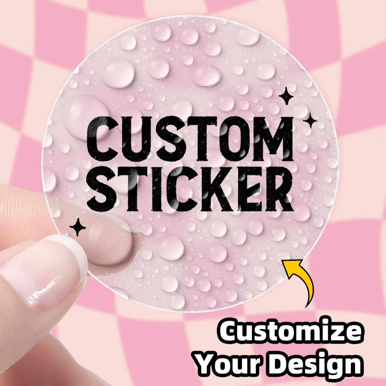 1-768PCS Custom Round Waterpro - Label Sticker Round review and price