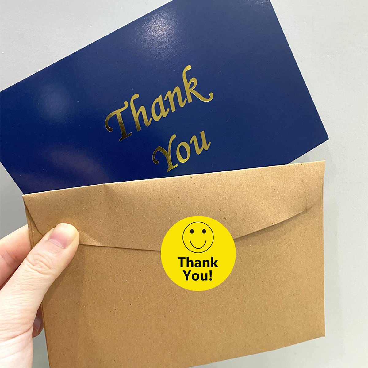 Smile Thank You Stickers,Yello - Label Sticker Round review and price