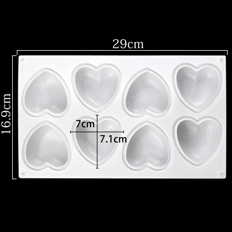 Love Heart Silicone Soap Mold  - Candle Making Kits review and price