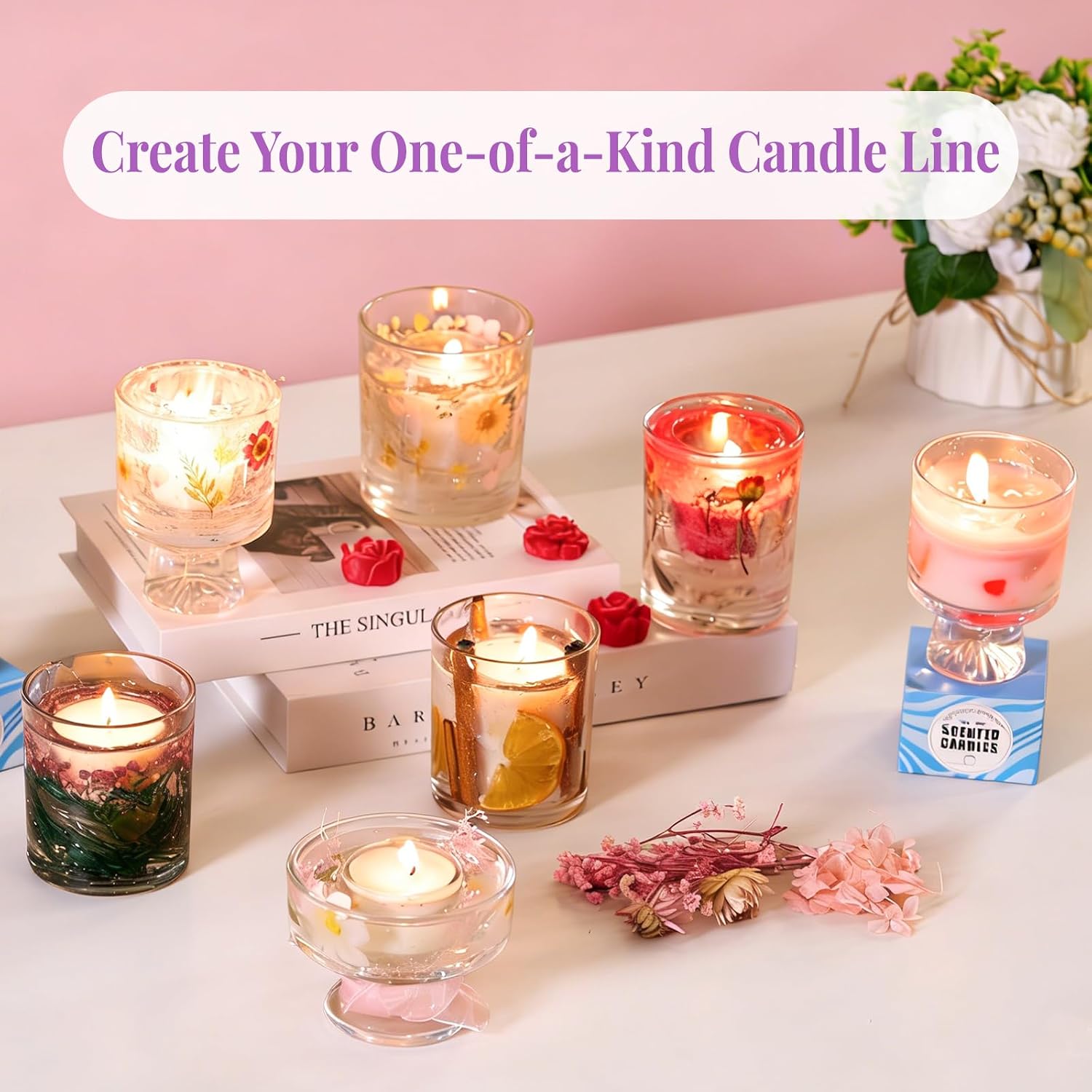 2-in-1 Soy & Jelly Wax DIY Can - Candle Making Kit For Beginners review and price